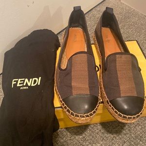 Fendi espadrilles size 37 brand new